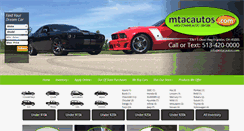 Desktop Screenshot of mtacautos.com